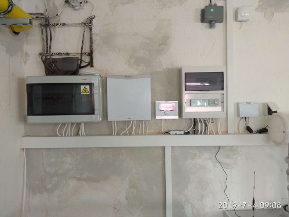 Zabezpečení + regulace kotelny, Lutín