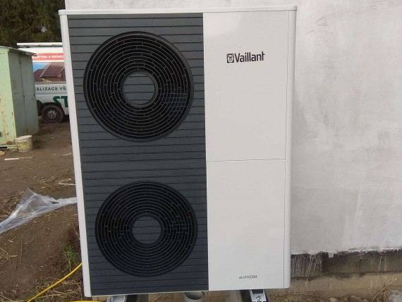 Tepelné čerpadlo Vaillant 12kW, Velký Týnec