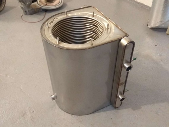 Immegrass 50kW, výměna výměníku